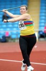 Victoria Lockey (Scarborough AC), senior javelin, Northern Championships, Sport City Manchester